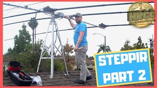 SteppIR Three Element Beam Install Part 2 [upl. by Hillel463]