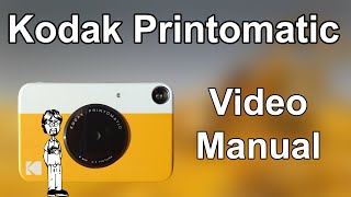 Kodak Printomatic Video Manual Overview Operation How to Take a Photo Double Exposures [upl. by Sayre860]