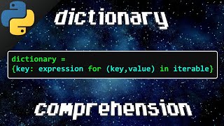 Python dictionary comprehension 🕮 [upl. by Fallon]