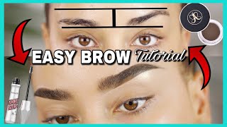 UNEVEN EYEBROW TUTORIAL STEP BY STEP  Sahony Bourdier [upl. by Aneg]