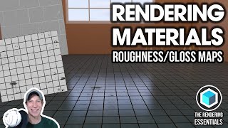 Materials for Rendering  ROUGHNESS AND GLOSS Maps [upl. by Graner]