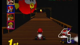 Mario Kart 64  Banshee Boardwalk N64 [upl. by Waters111]