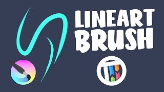 My Custom Line Art Brush  Krita Digital Art Tutorial 2019 [upl. by Htenek763]