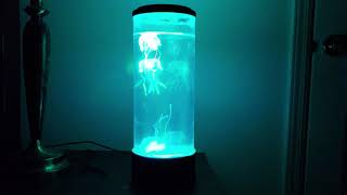 SensoryMoon Large LED Jellyfish Lamp demonstration [upl. by Baldridge822]