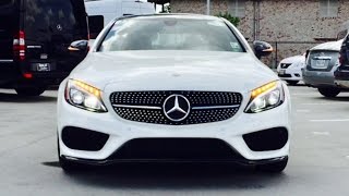 2017 Mercedes Benz C Class C300 Coupe Full Review  Exhaust Start Up Short Drive [upl. by Mis]