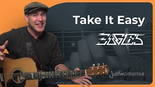 How to play Take It Easy by Eagles  Easy Lesson [upl. by Vaios]