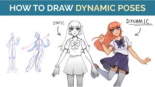 How to Draw DYNAMIC POSES in Anime [upl. by Hospers427]