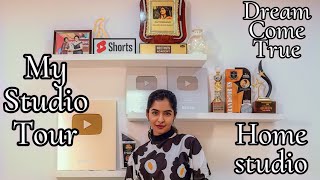 STUDIO TOUR  I build studio at my home 🥰How I organise my makeup amp skincare Asvi Malayalam [upl. by Ytissahc]