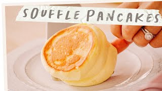 Perfect SOUFFLE PANCAKE Recipe  1 EGG Easy amp Fluffy Soufflé Pancakes [upl. by Auqeenwahs]