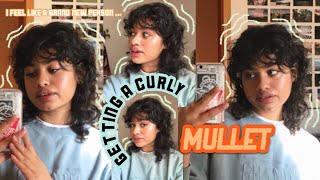 getting a curly mullet ft my personal hairstylist [upl. by Natie]