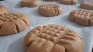 Biscuits au beurre de cacahuète avec seulement 3 ingrédients [upl. by Meldoh]