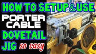 How To Set Up and Use The Porter Cable Dovetail Jig [upl. by Ravilob]