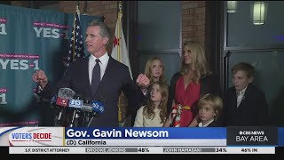 Voters Decide Gavin Newsom wins second term as California governor [upl. by Ing]