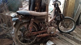 FULL RESTORATION • 1990 Honda Astrea Prima Abandoned  TimeLapse [upl. by Isolt637]