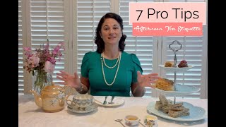 7 Pro Tips Afternoon Tea Etiquette afternoontea teaetiquette [upl. by Nnylaf]