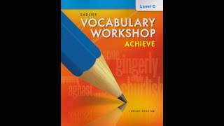 Vocabulary Workshop level C unit 9 [upl. by Amein]