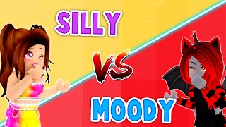 SILLY Vs MOODY In Tower Of Hell Roblox [upl. by Richer988]