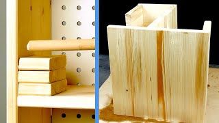 Top 10 Videos – Unbelievably Simple DIY Wood Projects [upl. by Doloritas184]