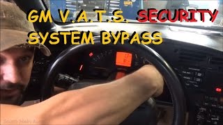 GM VATS Key  Resistor Key Security Bypass [upl. by Nylirek]