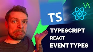 How to type React events with TypeScript [upl. by Ettezzil]