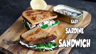 Epic Sardine Sandwich Recipe  Quick and Easy [upl. by Krein]