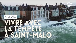 Vivre avec la tempete à SaintMalo  Thalassa [upl. by Geordie234]