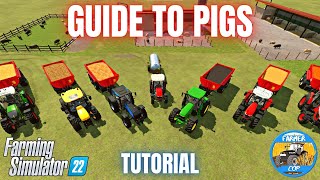 GUIDE TO PIGS  Farming Simulator 22 [upl. by Vyse970]