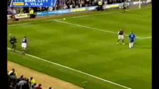 Throw in during Match of Aston Villa amp Birmingham City [upl. by Cullie984]