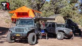 5 Jeep Wrangler Overland Camp Setups [upl. by Tchao552]