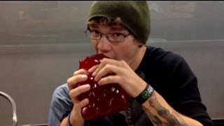 RT Life  Michael Eats the 5lb Gummy Bear Challenge [upl. by Nodnab329]