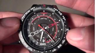 Timex Intelligent Quartz  Tide Temperature Compass Watch Review [upl. by Eidoc]