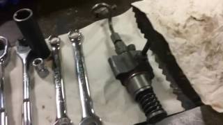 Disassembling the injector pump on the lister diesel [upl. by Troy921]