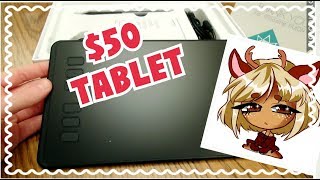 ☆ GREAT BEGINNER DRAWING TABLET  SPEEDPAINT Huion H640P ☆ [upl. by Londoner]