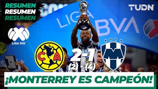 Resumen y goles  America 2 2  4 1 Monterrey  Final Vuelta  Liga MX AP 19  TUDN [upl. by Radferd]