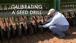 Seed Drill Calibration [upl. by Anahsat370]