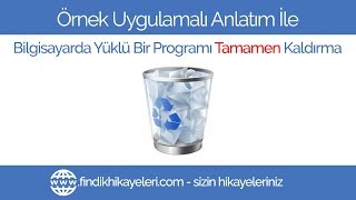 Program Kaldırma ve Bilgisayardan Tamamen Silme Windows 710 [upl. by Marin800]