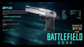 BATTLEFIELD 2042  UNLOCKING THE BFP50 HANDGUN [upl. by Aenet]