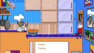 Reader Rabbit Preschool  Part 21 ABC Diner Ticket 4 [upl. by Ellerahc]