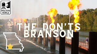 Branson  The Donts of Visiting Branson Missouri [upl. by Jollenta550]