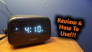 Capello Alarm Clock Review amp How To Use [upl. by Eleynad]