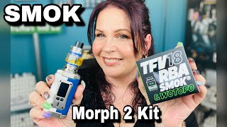 SMOK Morph 2 Kit amp TFV18 RBA Review amp Build [upl. by Imac770]