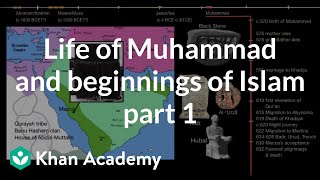 Life of Muhammad and beginnings of Islam part 1  World History  Khan Academy [upl. by Ttoile]