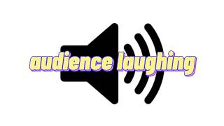 Audience laughing sound effect [upl. by Nager]