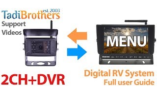 Wireless Backup Camera for RV setup guide [upl. by Eldoria]