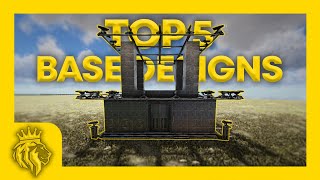 TOP 5 PVP BASE DESIGNS  W Tutorials  ARK Survival Evolved [upl. by Ailad]