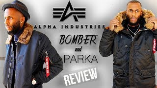 ALPHA INDUSTRIES quotBomber amp Parkaquot REVIEW  COOPSCORNER [upl. by Ycaj768]