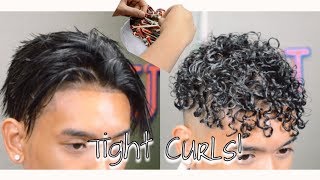 How To Get Curly Hair Tight CurlsPerm [upl. by Gorlicki]