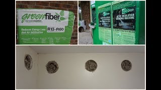 Green Fiber Cellulose Soundproofing and Insulation [upl. by Ahsined]