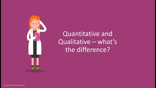 Quantitative and Qualitative  Whats the difference [upl. by Aneekas]