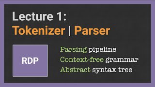 Building a Parser from scratch Lecture 118 Tokenizer  Parser [upl. by Hulbard66]